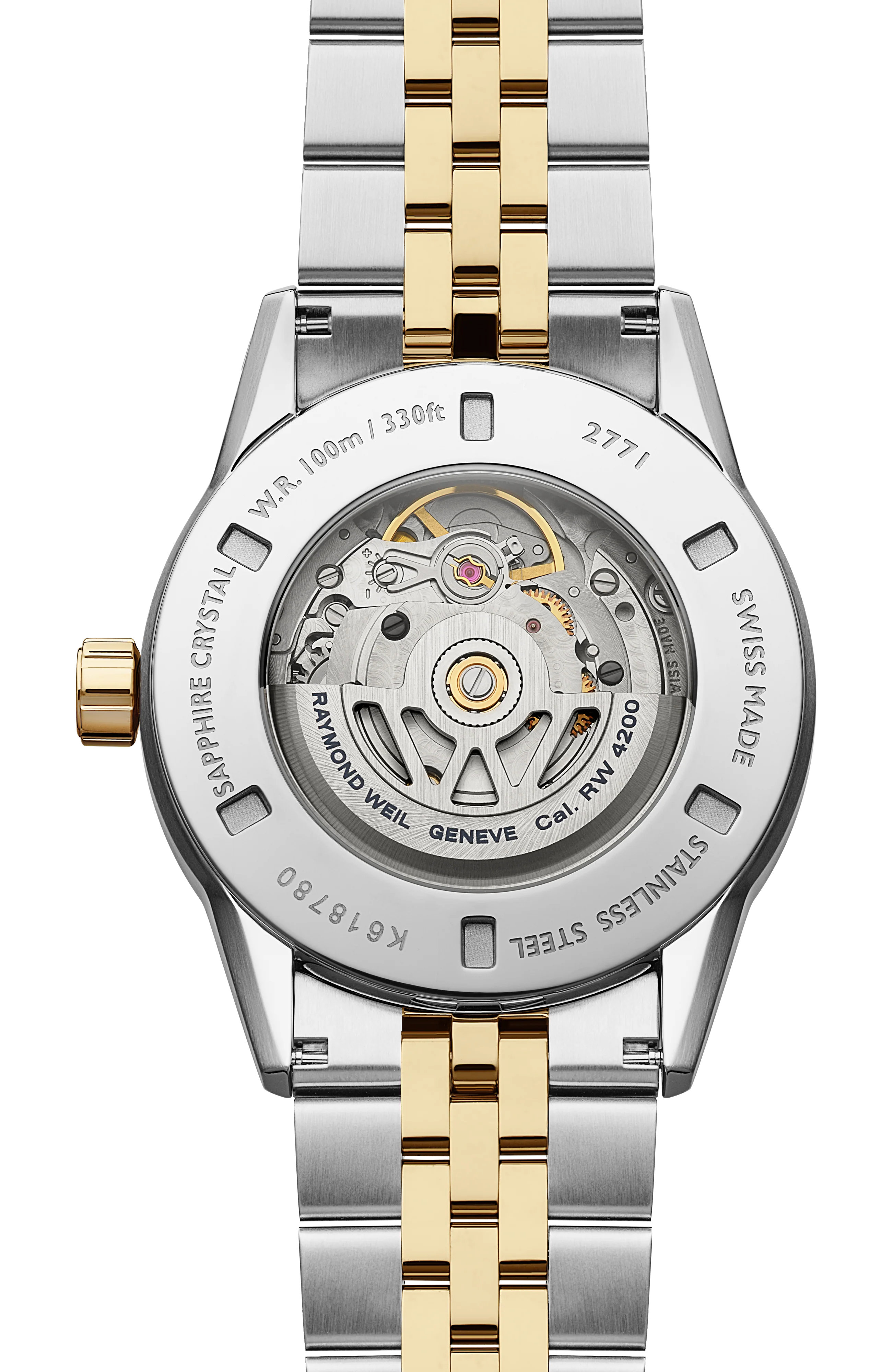 Freelancer Automatic Blue Dial Stainless Steel Two-tone Bracelet Watch, 38 mm - Image 3