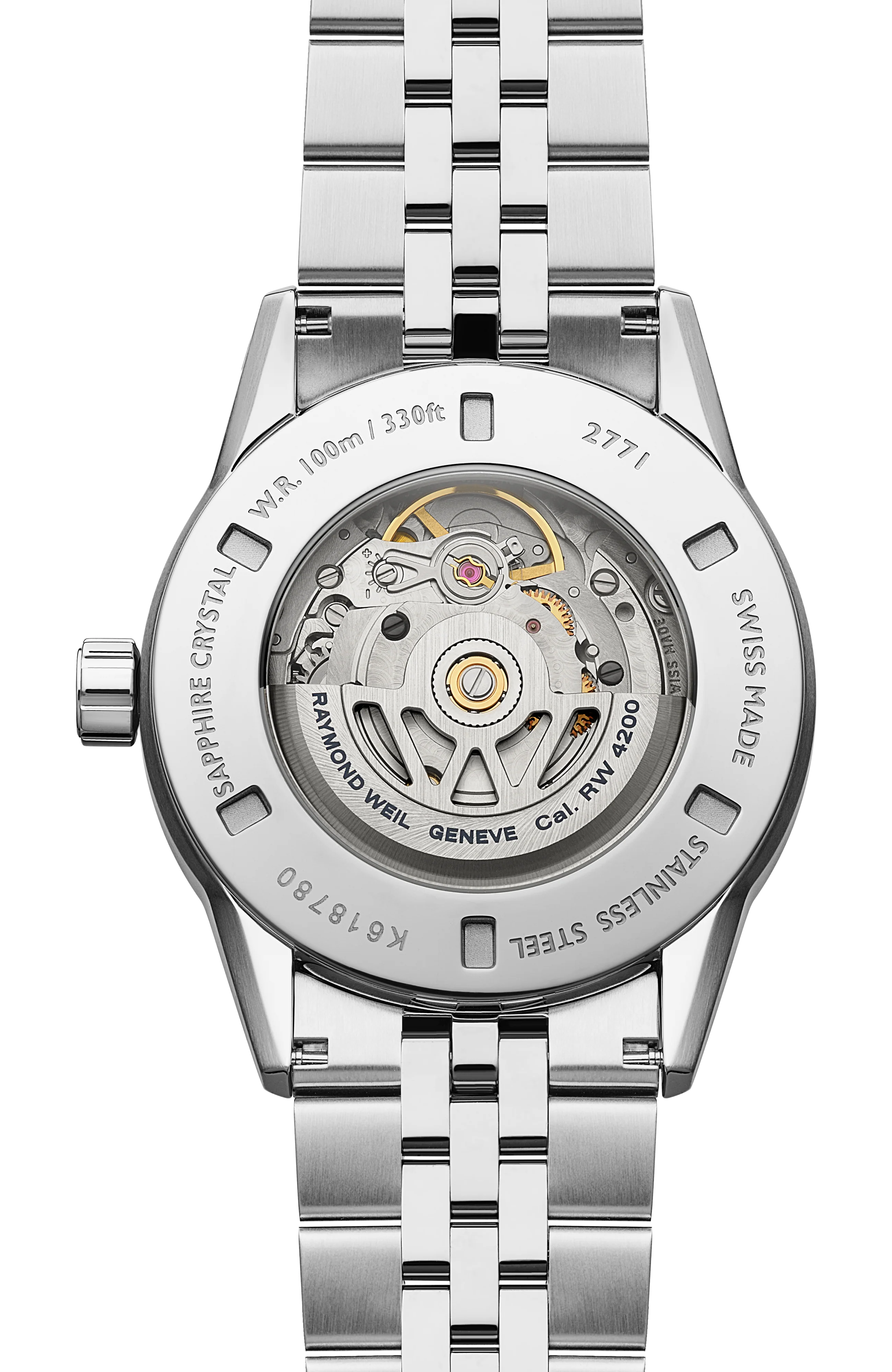 Freelancer Automatic Olive Green Dial Stainless Steel Bracelet Watch, 38 mm - Image 3