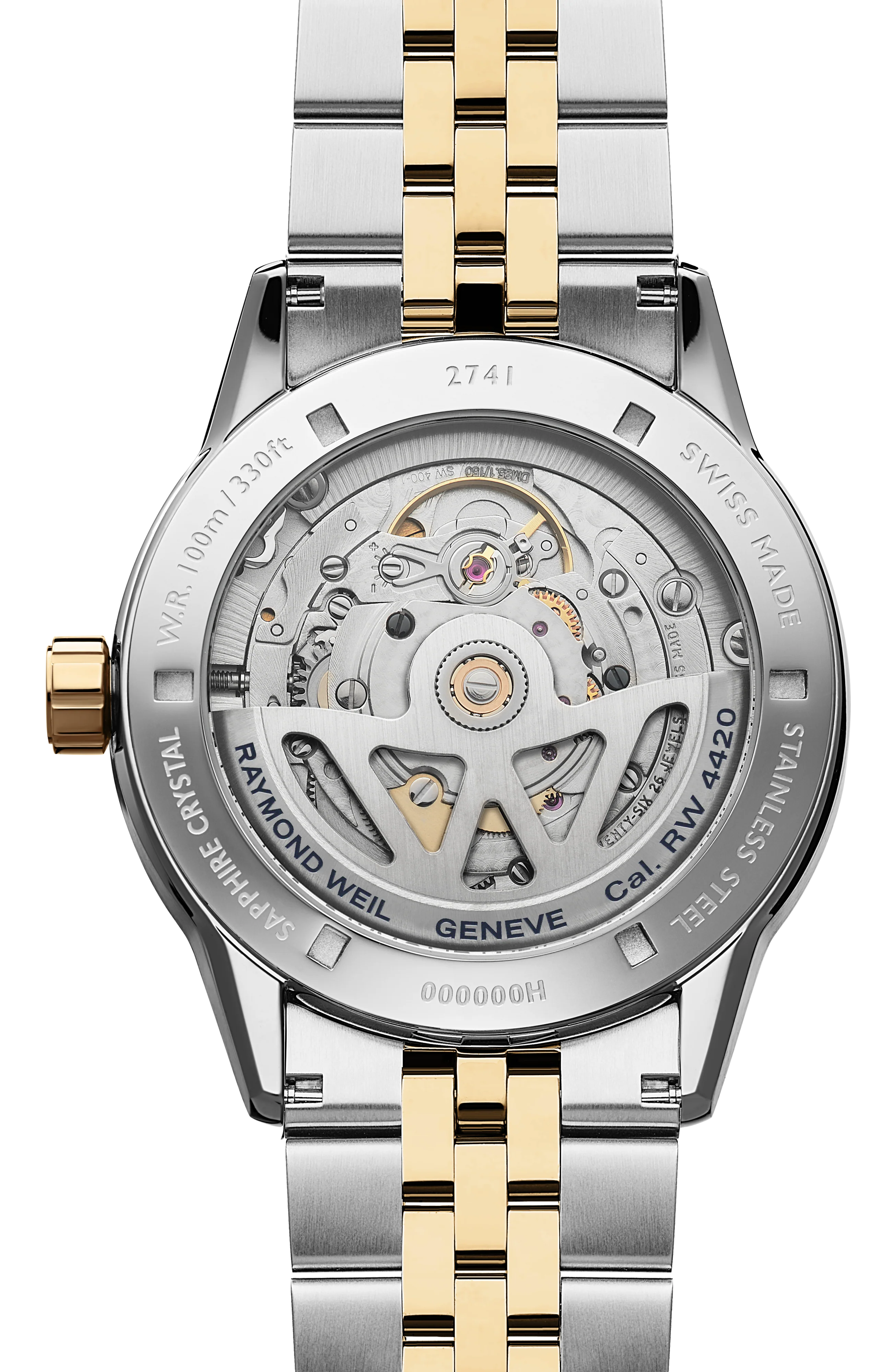 Freelancer Men's Automatic Classic Two-Tone Yellow Gold Date Watch, 40 mm - Image 3