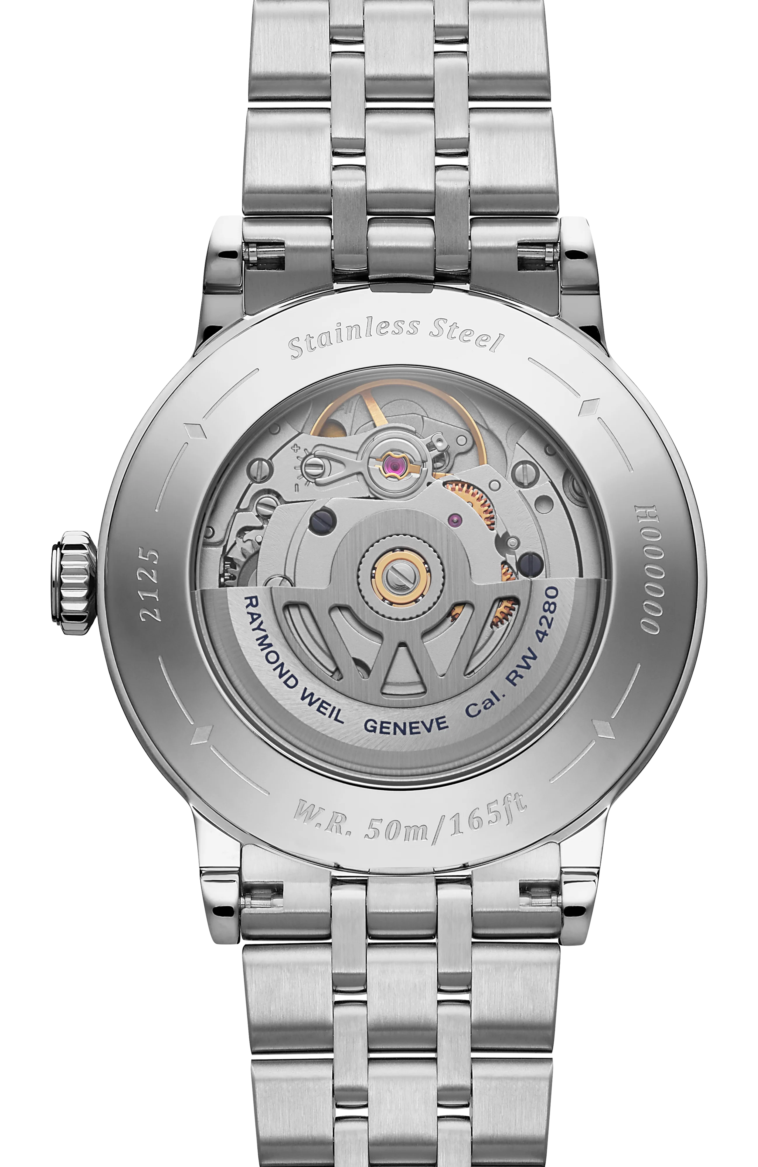 Millesime Automatic Central Seconds Silver Dial Watch, 35 mm - Image 3