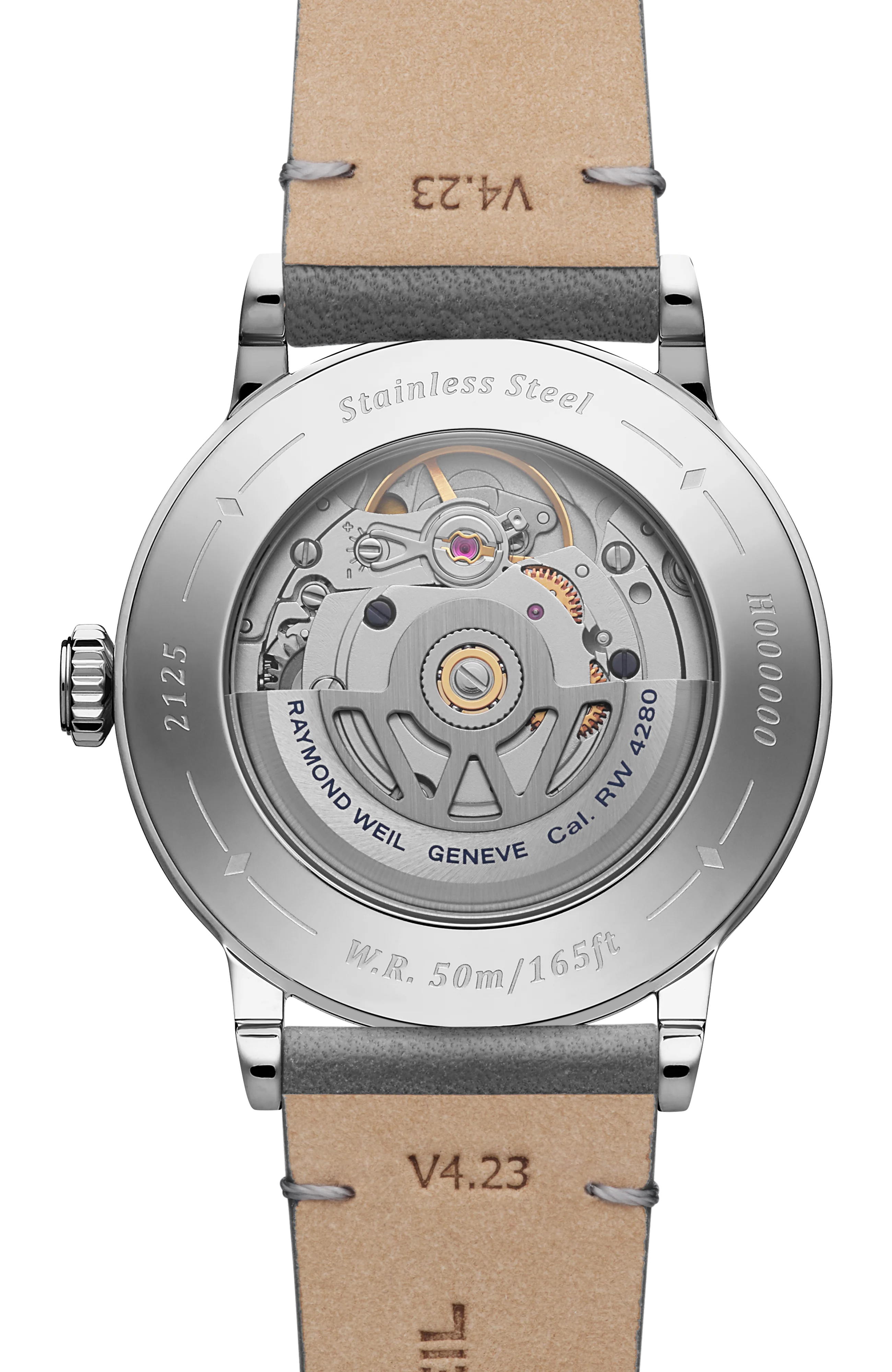Millesime Automatic Central Seconds Silver Dial Watch, 35 mm - Image 3