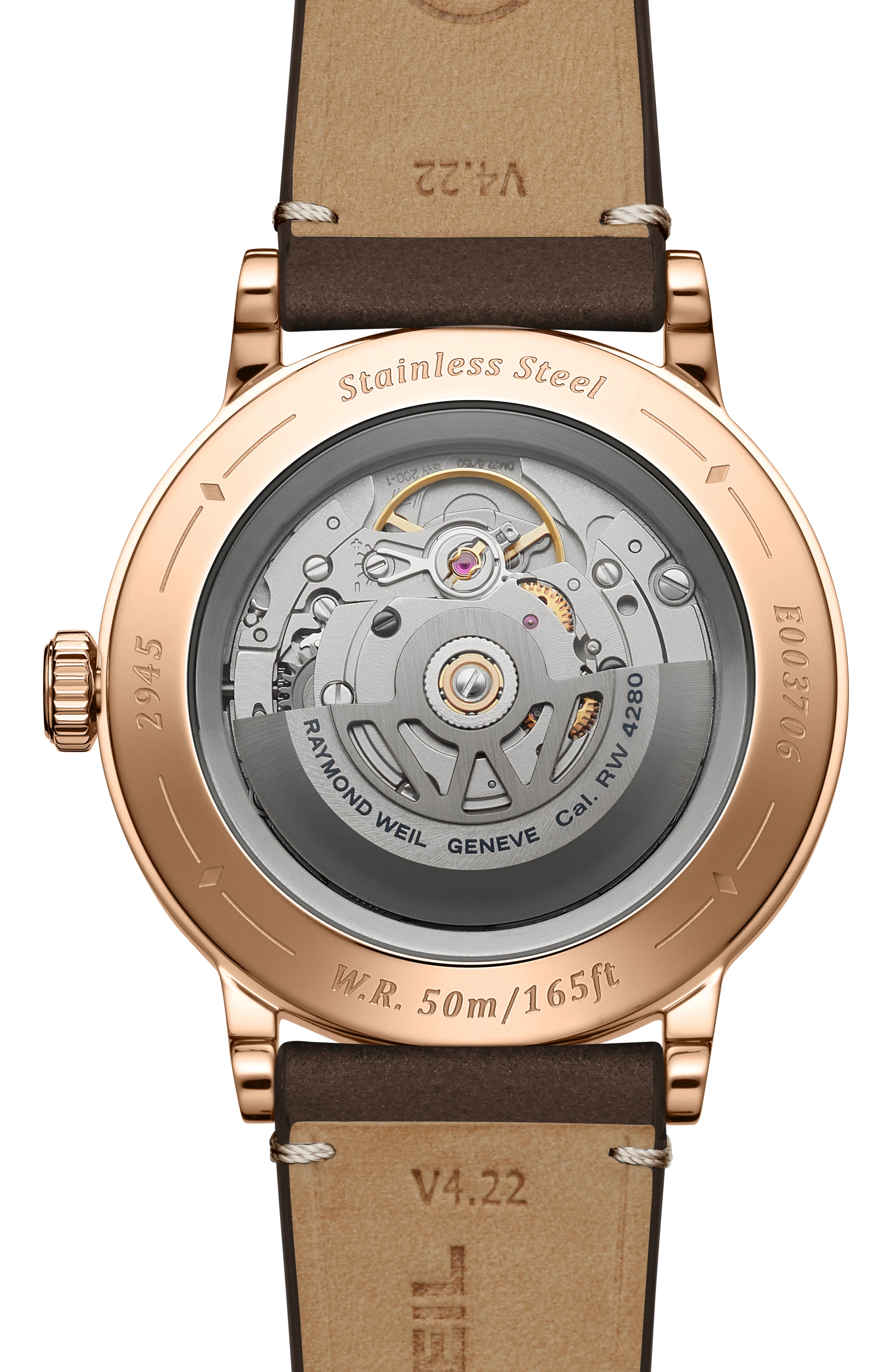 Millesime Automatic Moon Phase Brown Dial Watch, 39 mm - Image 3