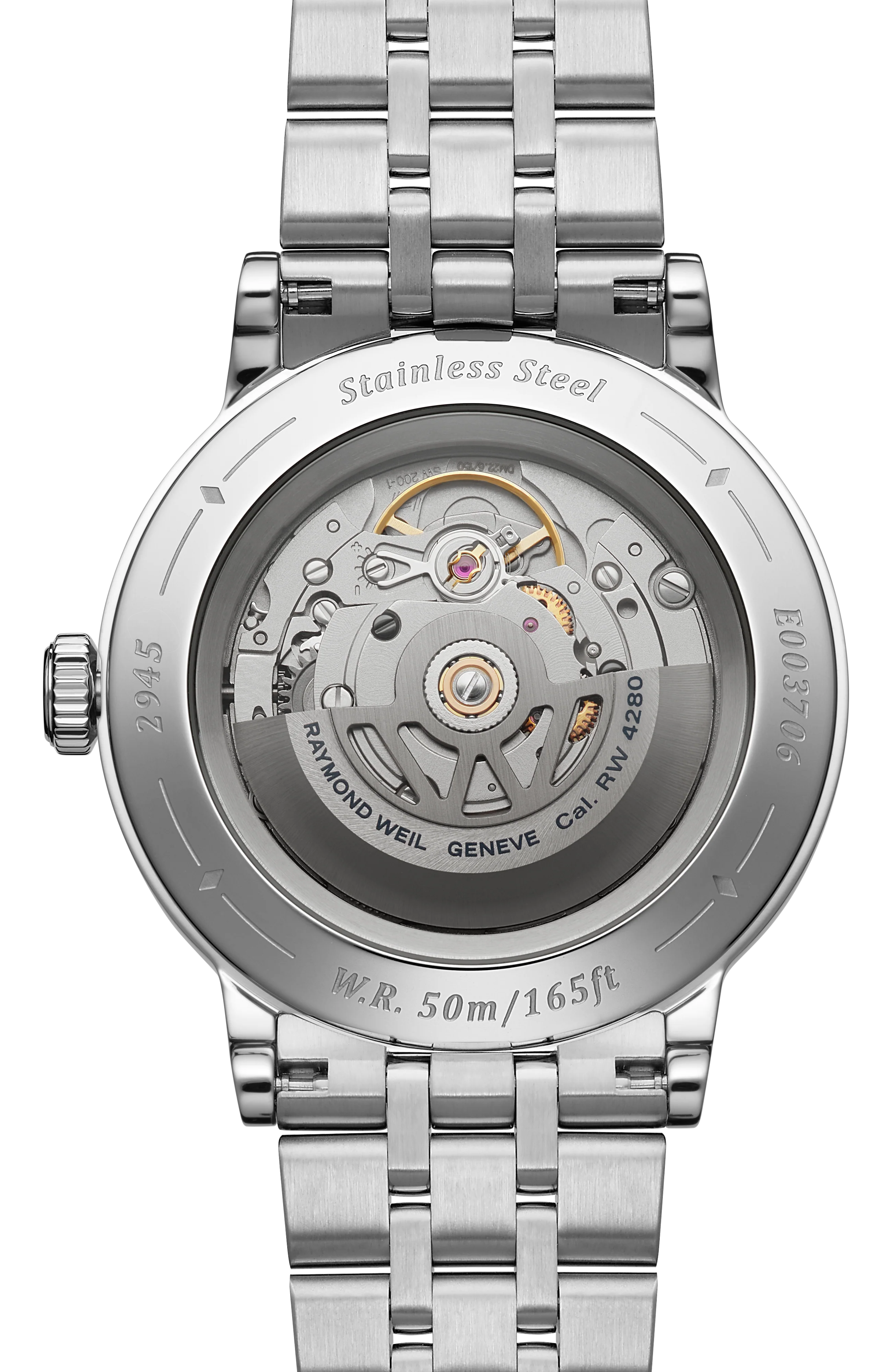 Millesime Automatic Moon Phase Silver Dial Watch, 39 mm - Image 3