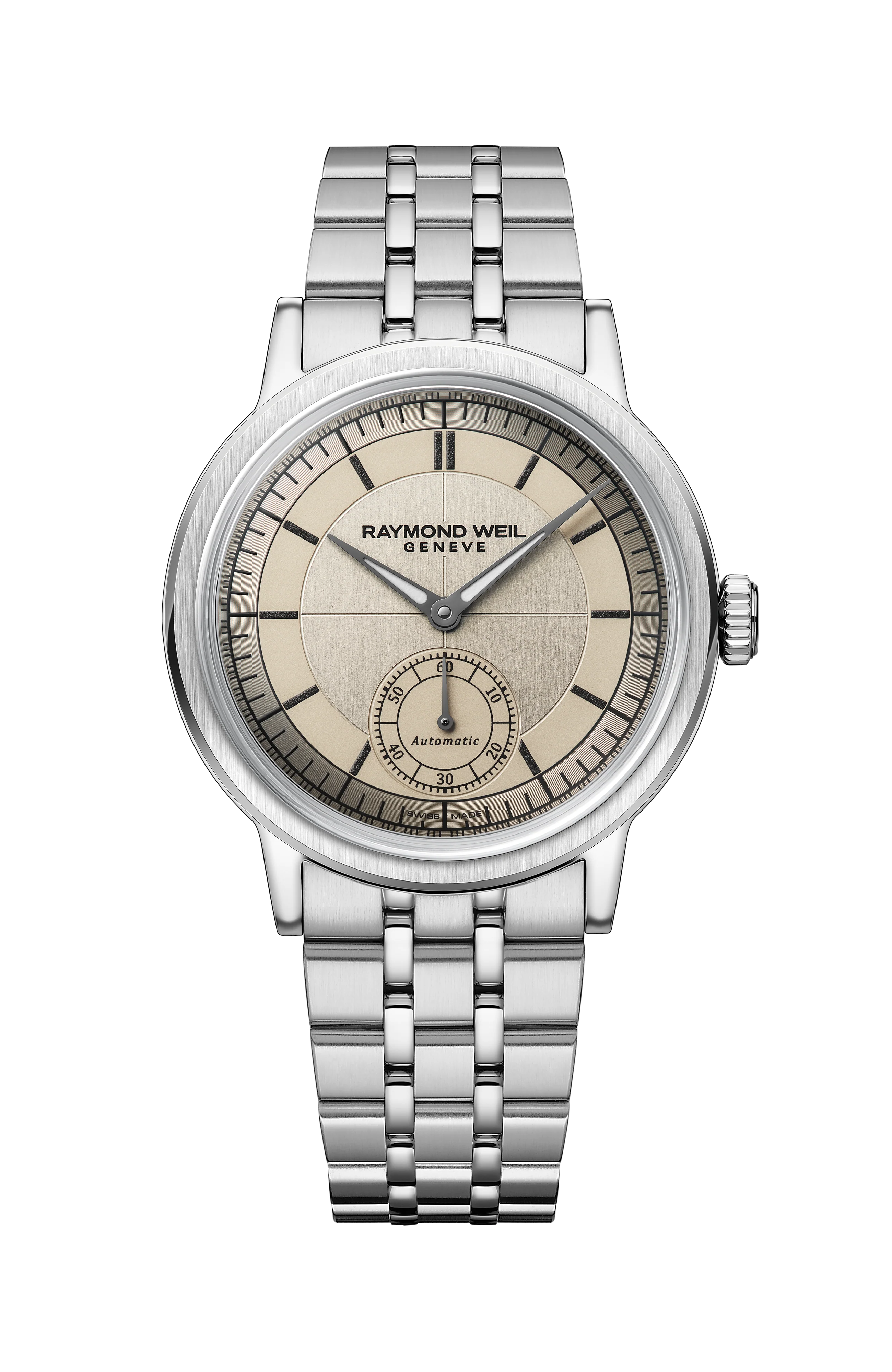 Millesime Men's Automatic Small Seconds Champagne Dial Bracelet Watch, 39mm