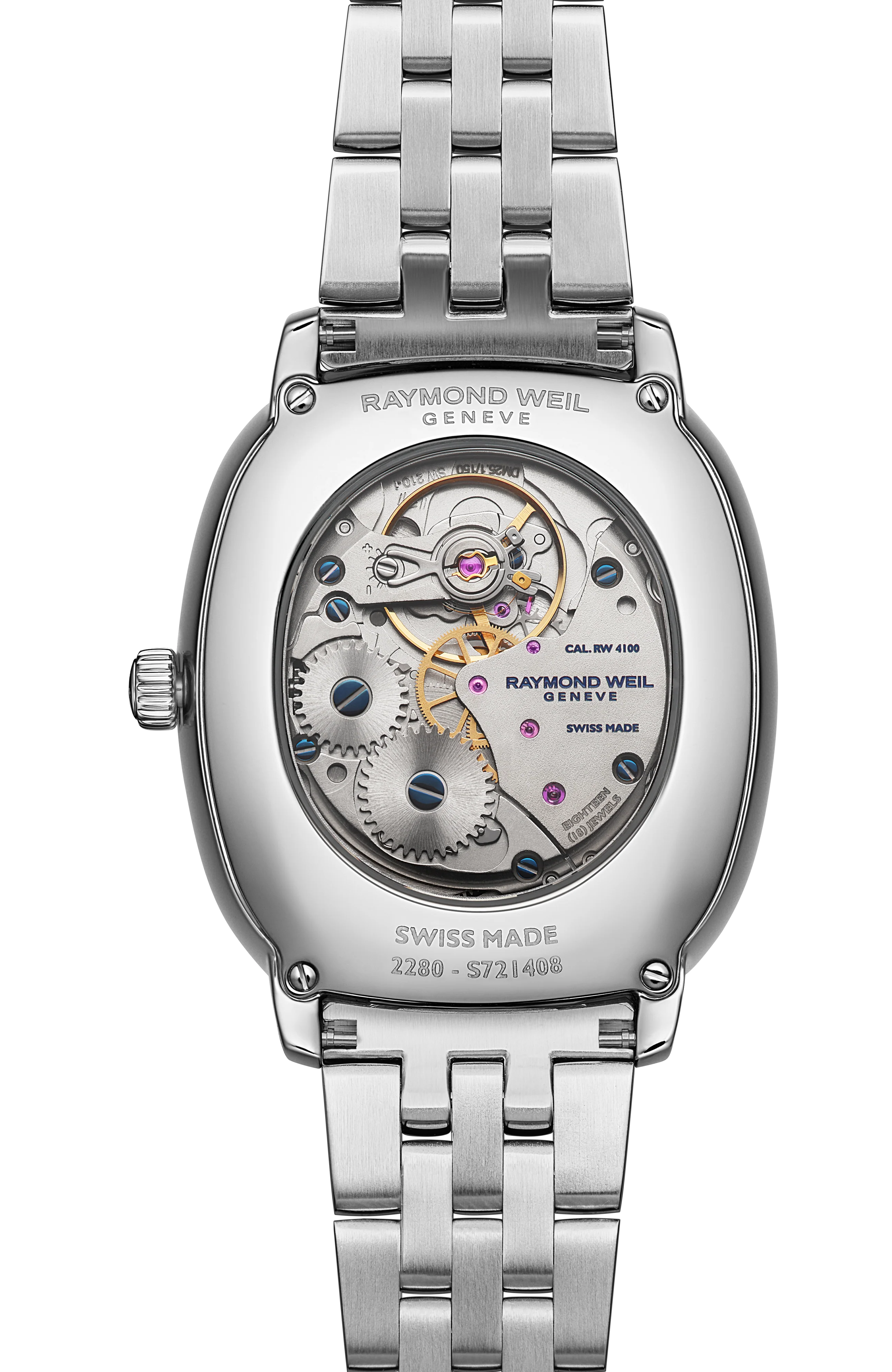 Toccata Heritage Blue dial Mechanical Bracelet Watch, 33 x 38 mm - Image 3