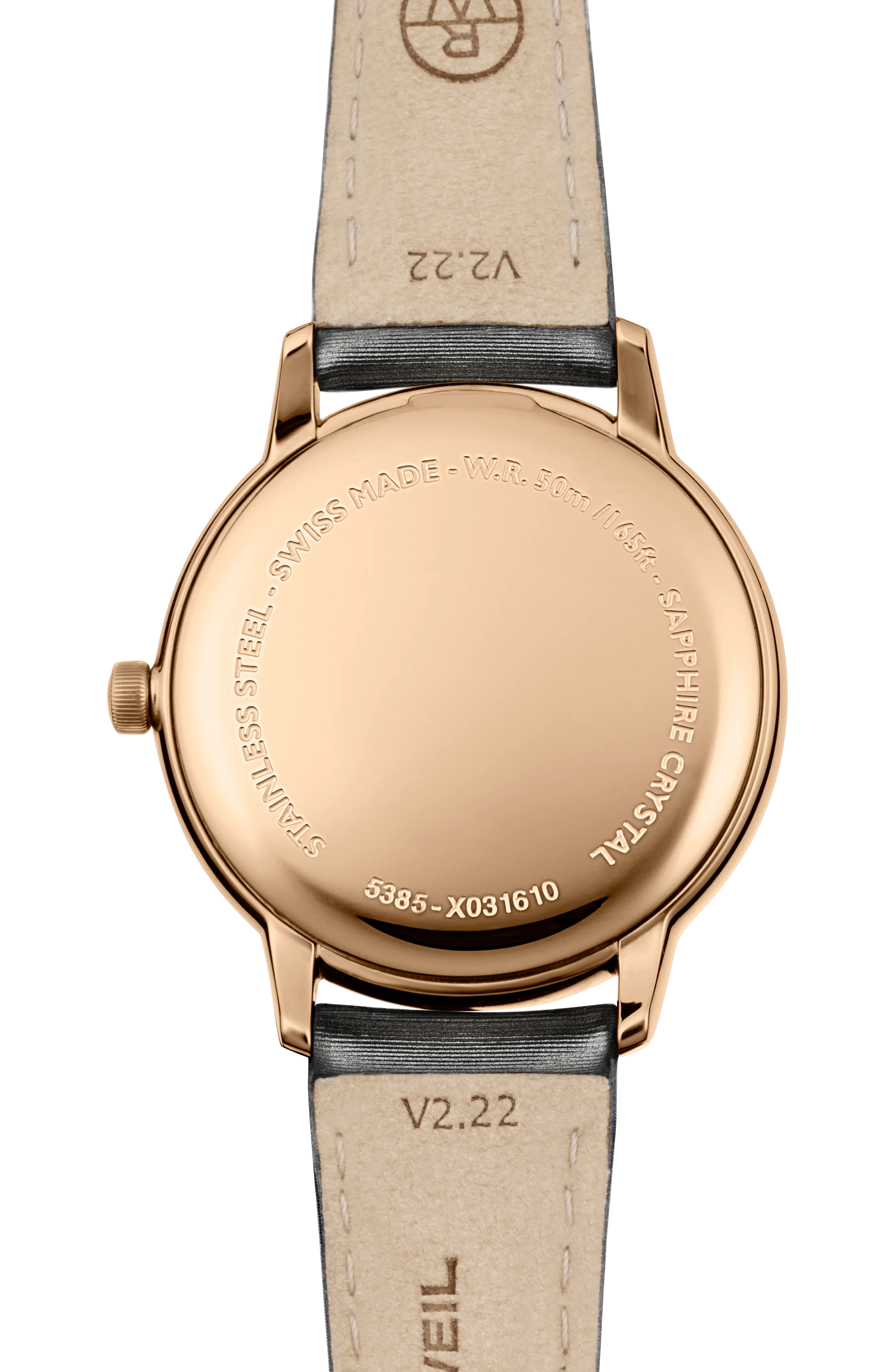 Toccata Ladies 80 Diamonds Grey Satin Quartz Watch, 34 mm - Image 3