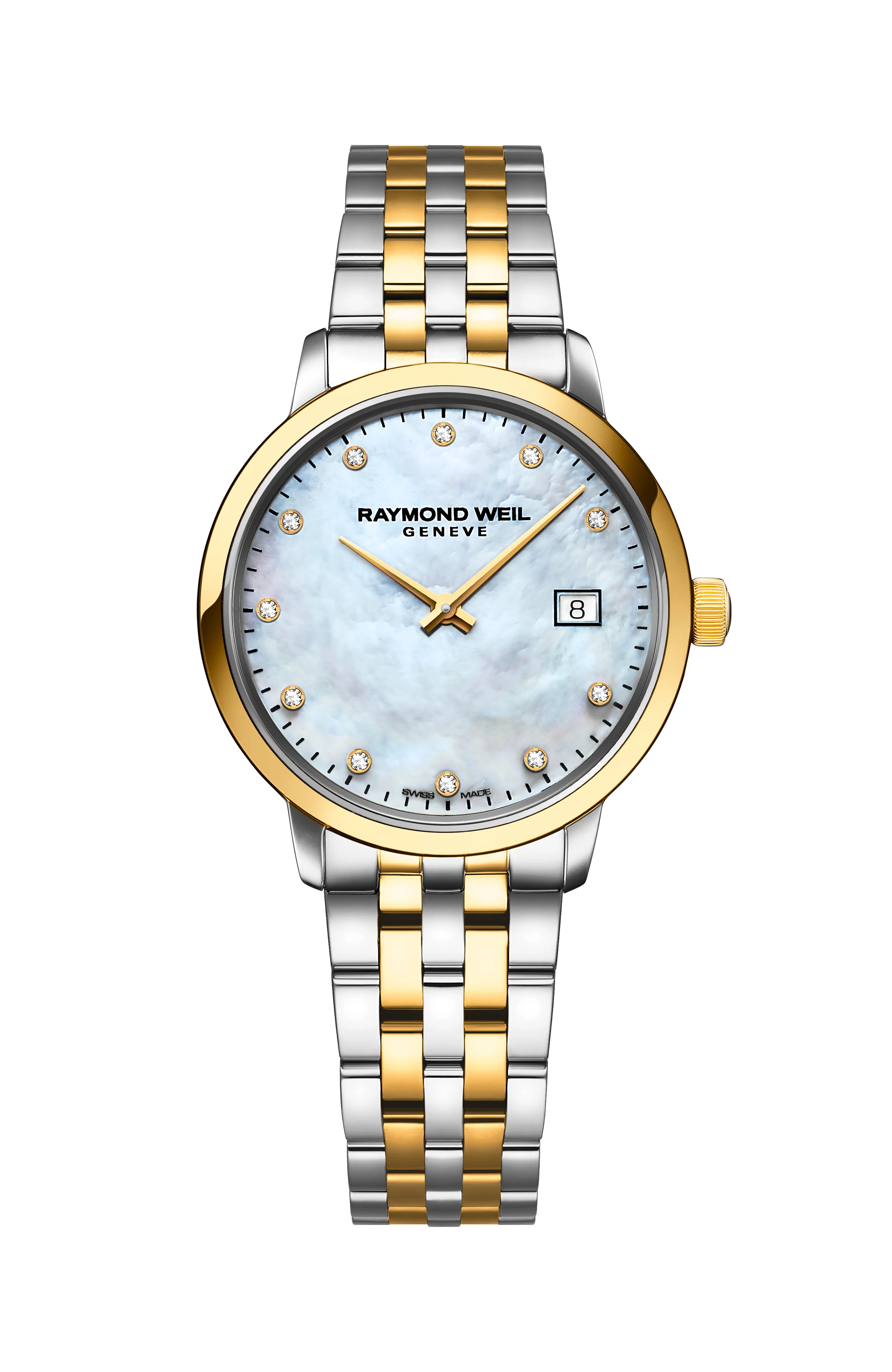 Toccata Ladies Quartz Two-tone Gold 11 Diamond Watch, 29 mm