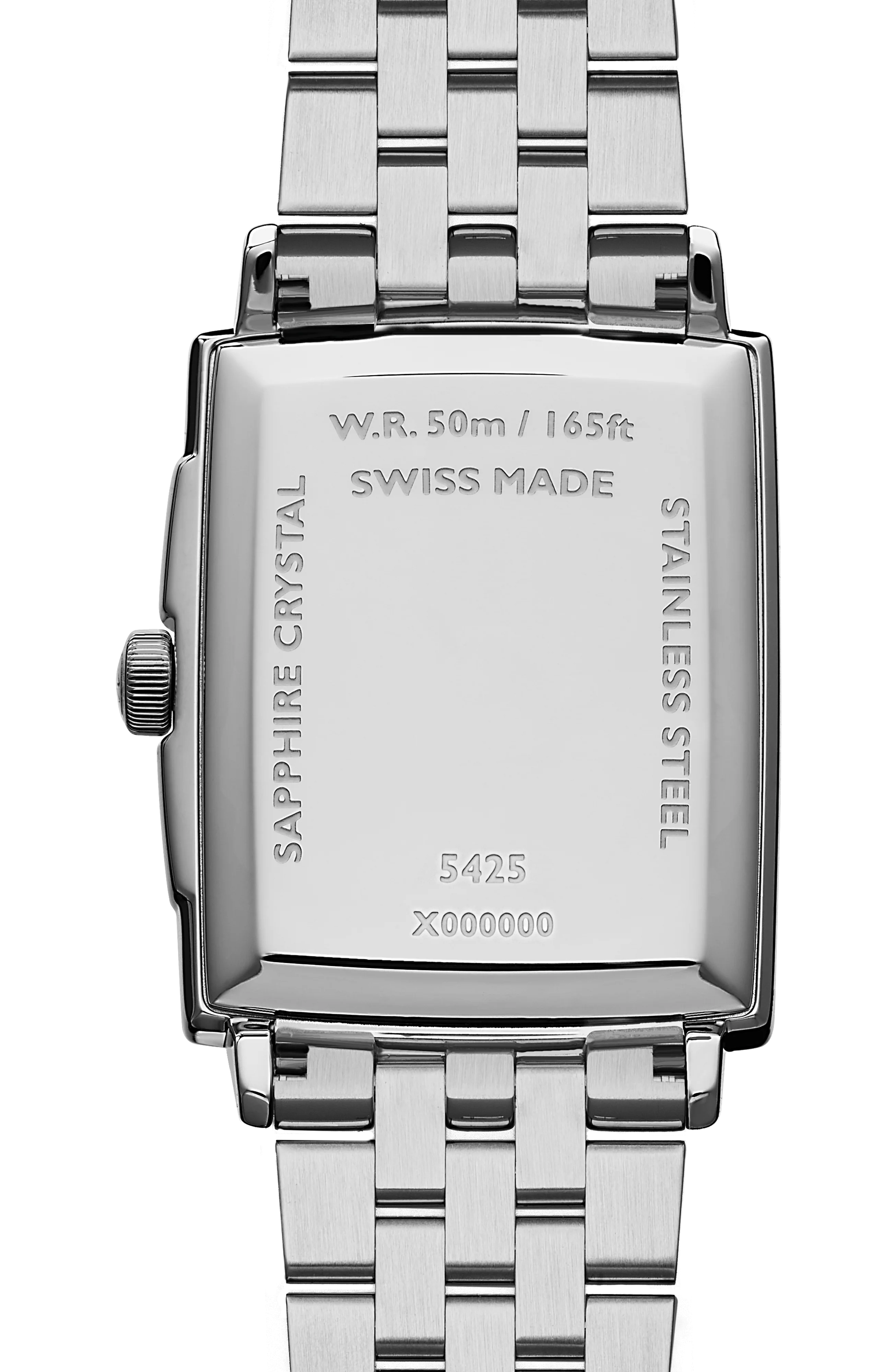 Toccata Men's Stainless Steel Square Quartz Watch, 37 x 29 mm - Image 3