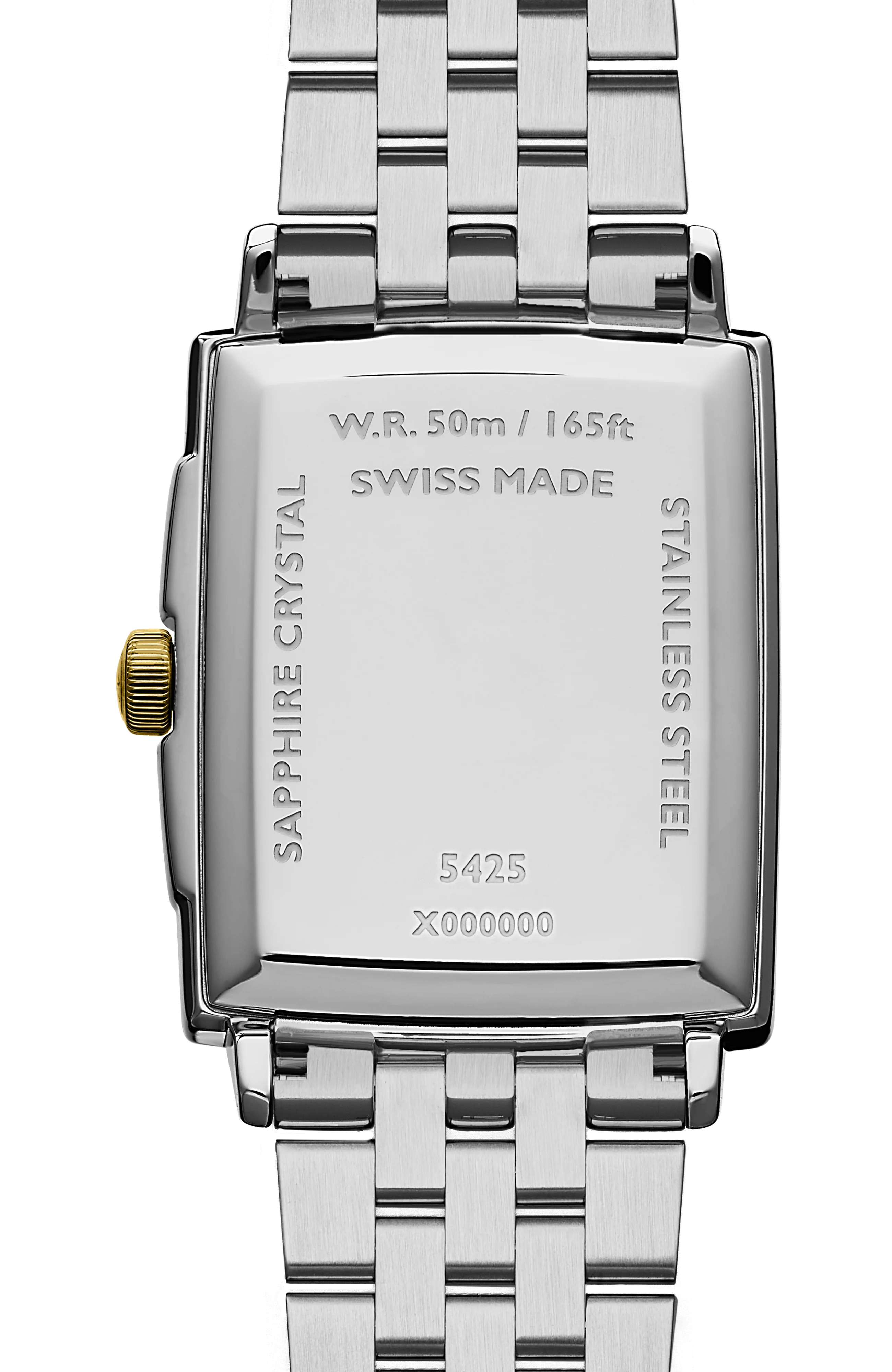 Toccata Men's Classic Rectangular Two-tone Quartz Watch, 37 x 29 mm - Image 3
