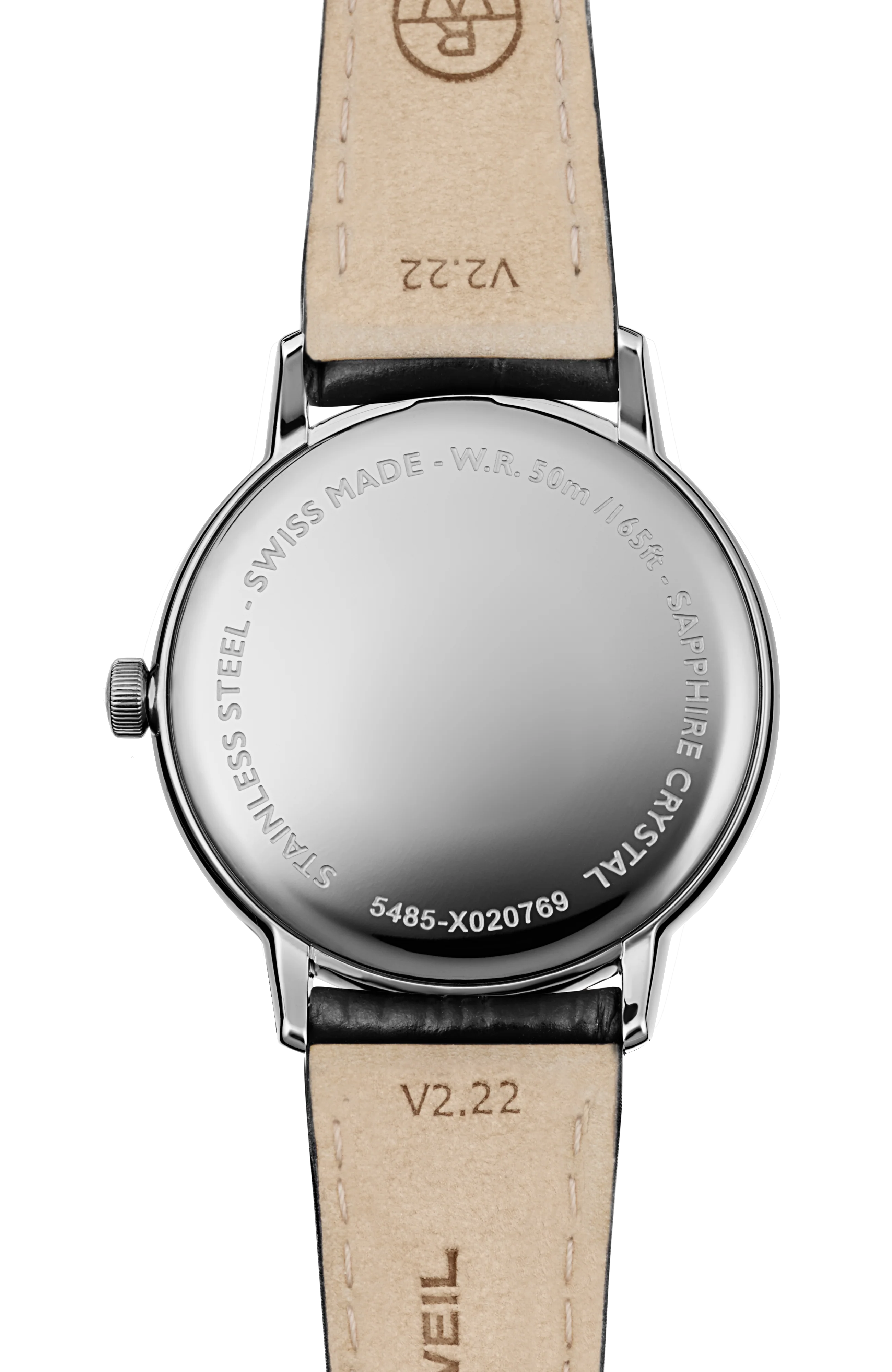 Toccata Men's Classic White Dial Leather Quartz Watch, 39 mm - Image 3